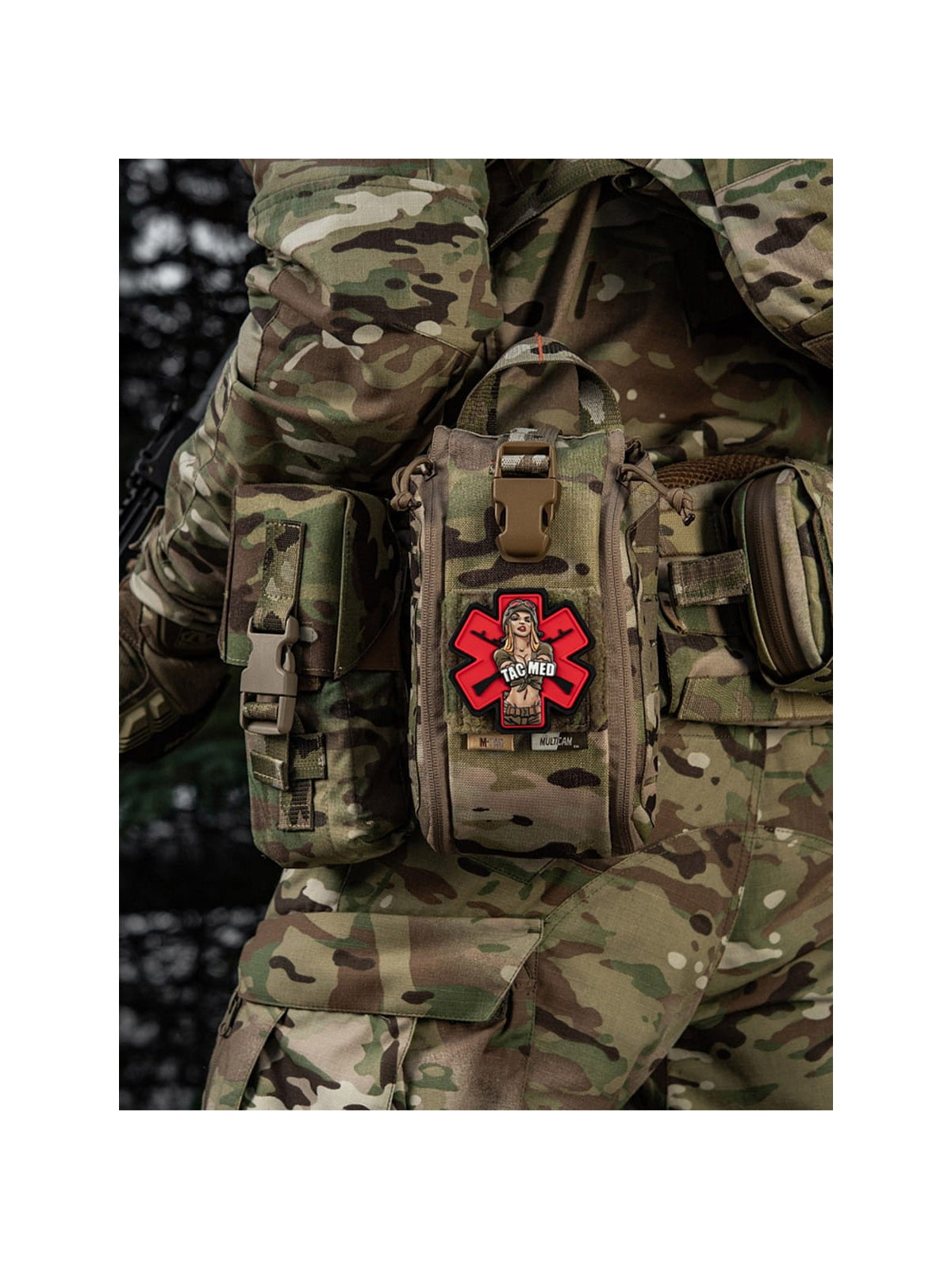 M-TAC NASZYWKA 3D TACMED PVC OLIWKOWA