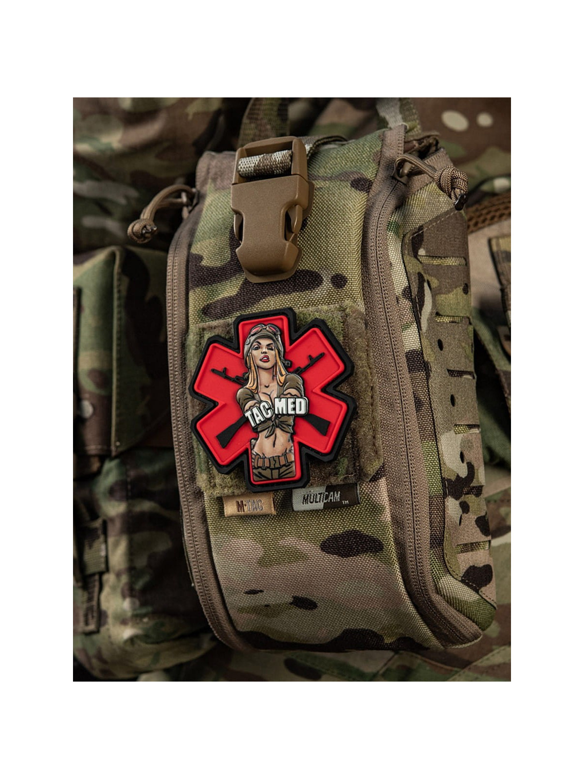 M-TAC NASZYWKA 3D TACMED PVC OLIWKOWA