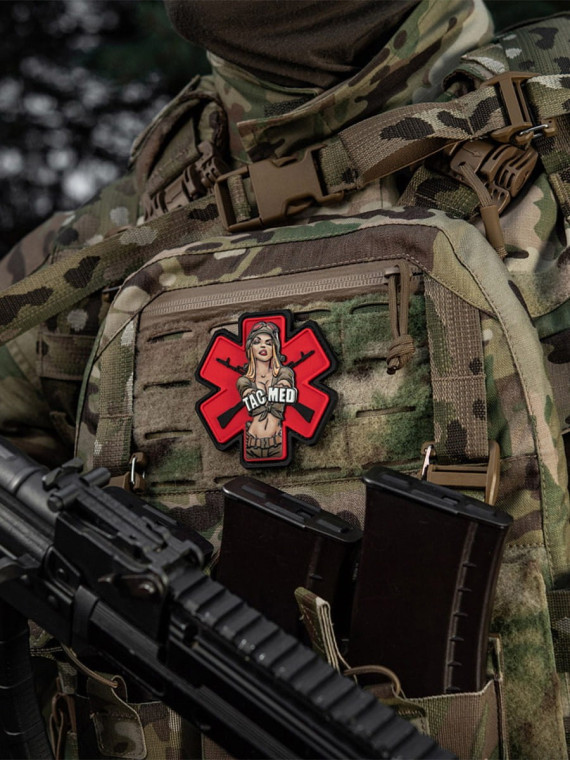 M-TAC NASZYWKA 3D TACMED PVC OLIWKOWA