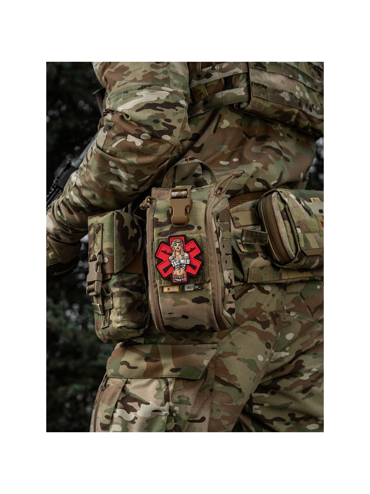 M-TAC NASZYWKA 3D TACMED PVC MULTICAM