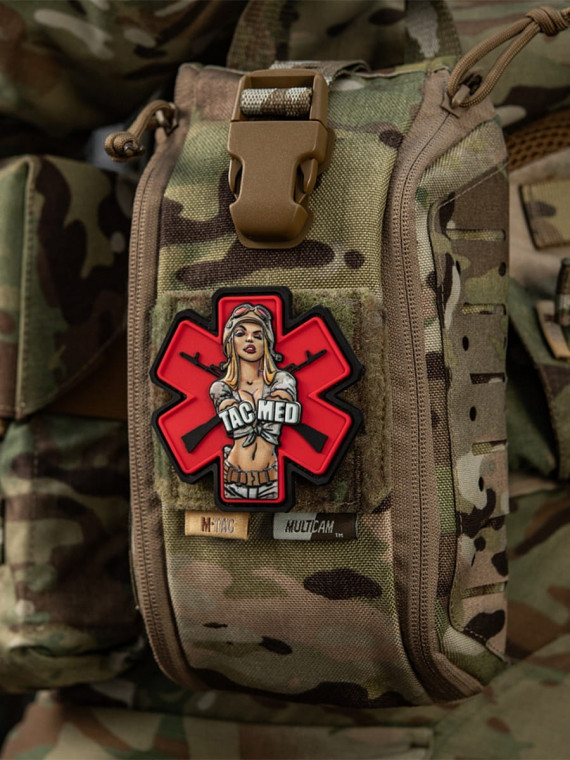 M-TAC NASZYWKA 3D TACMED PVC MULTICAM