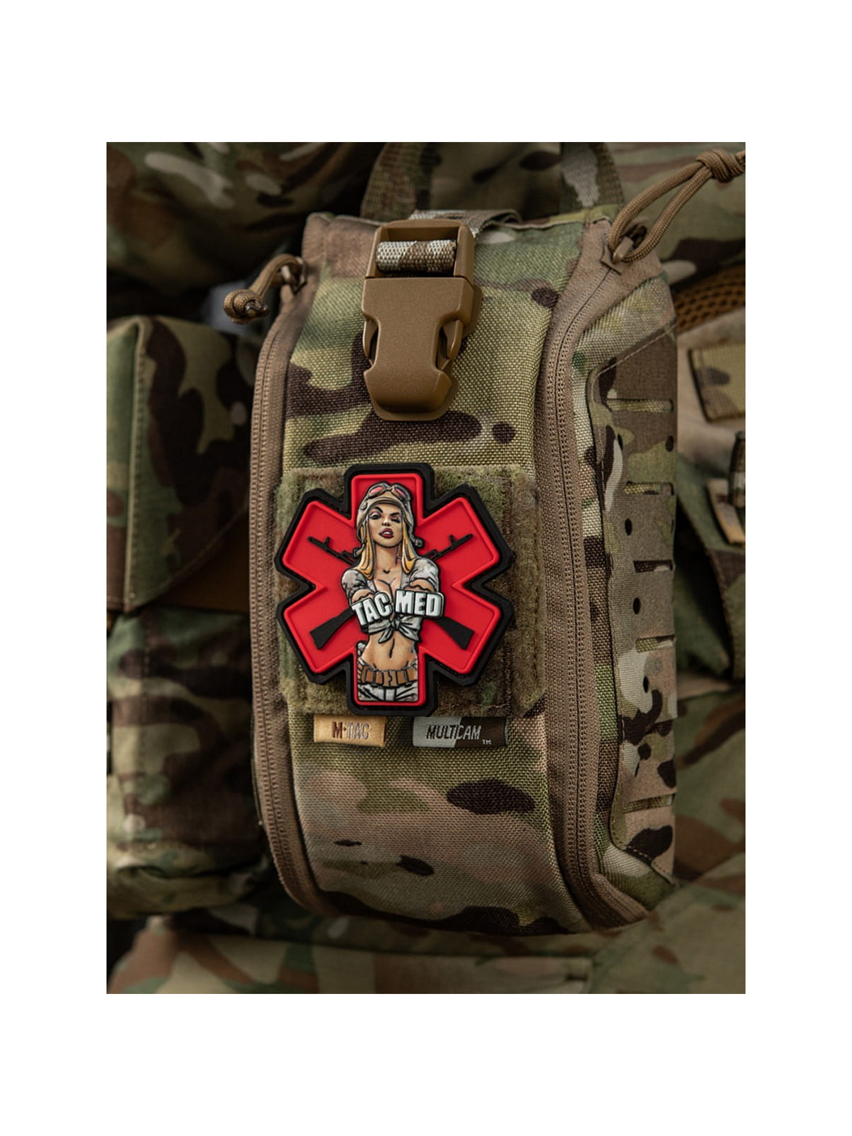 M-TAC NASZYWKA 3D TACMED PVC MULTICAM
