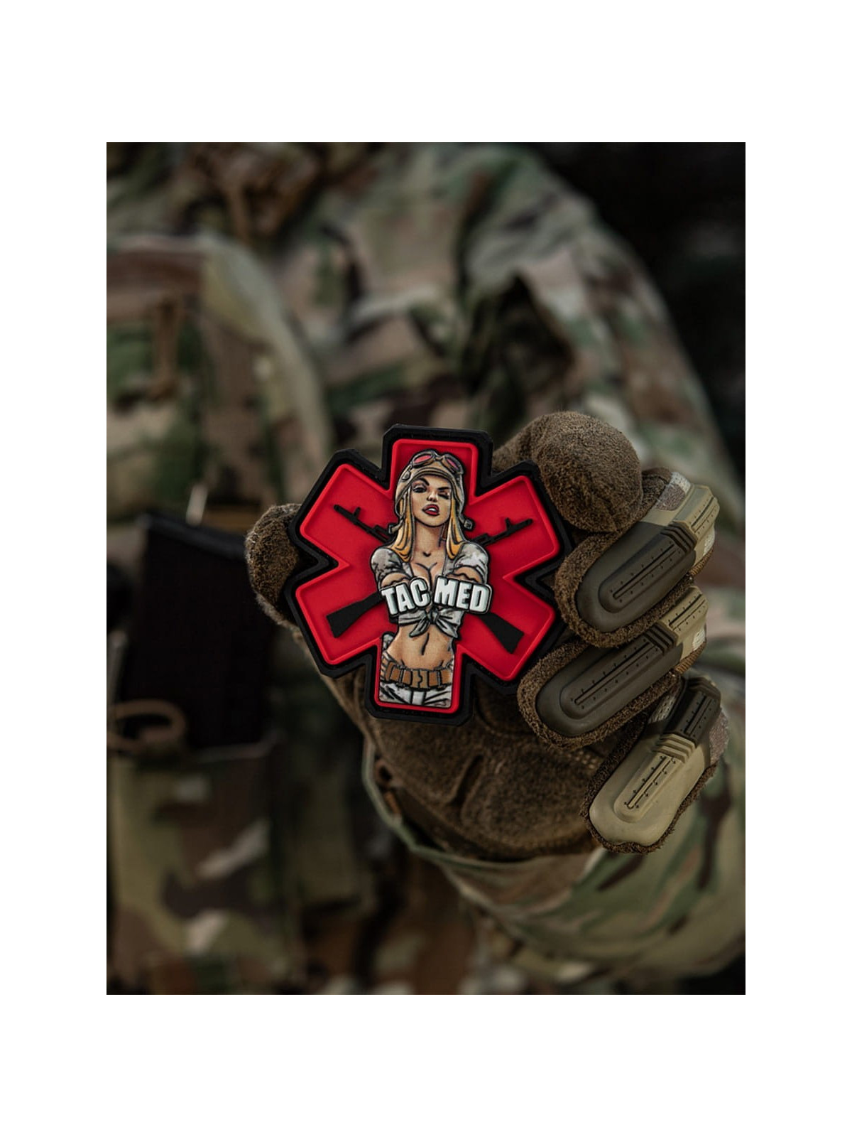 M-TAC NASZYWKA 3D TACMED PVC MULTICAM
