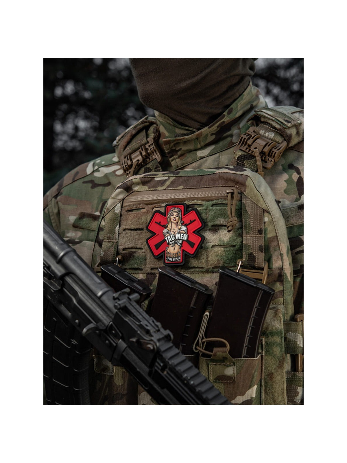 M-TAC NASZYWKA 3D TACMED PVC MULTICAM