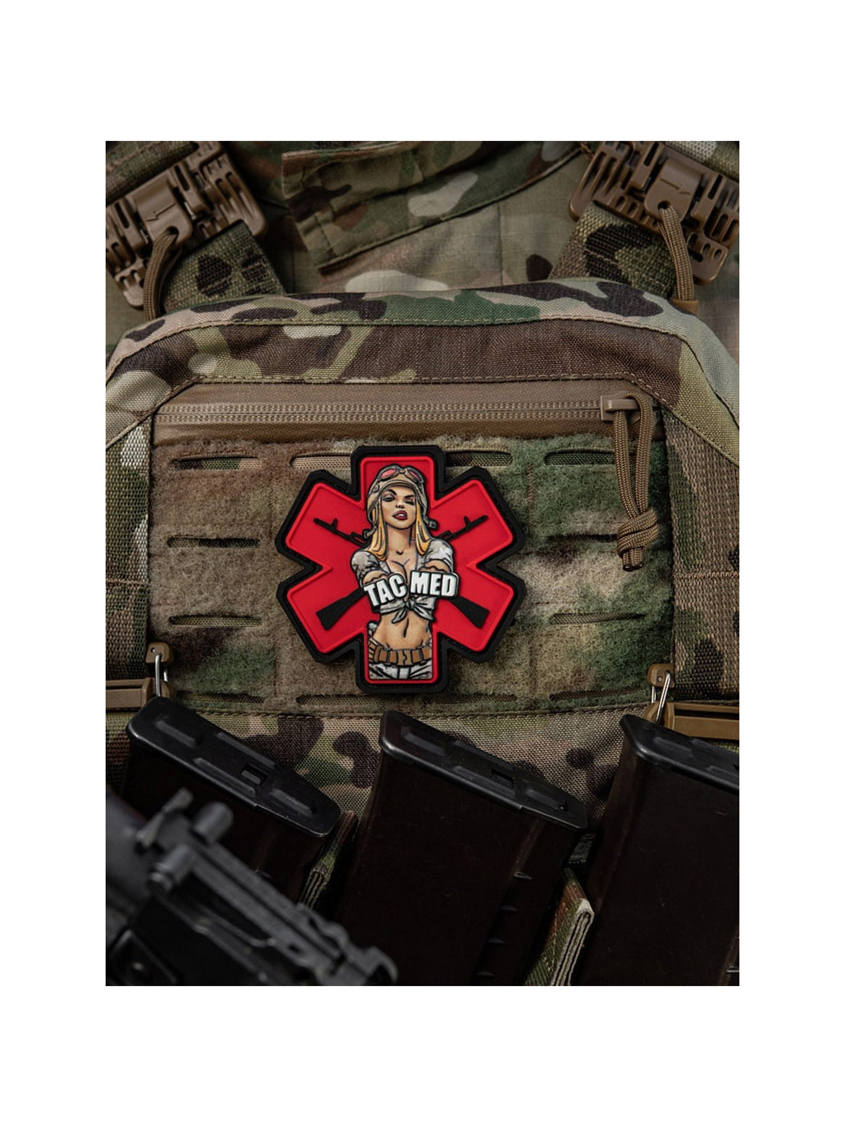 M-TAC NASZYWKA 3D TACMED PVC MULTICAM