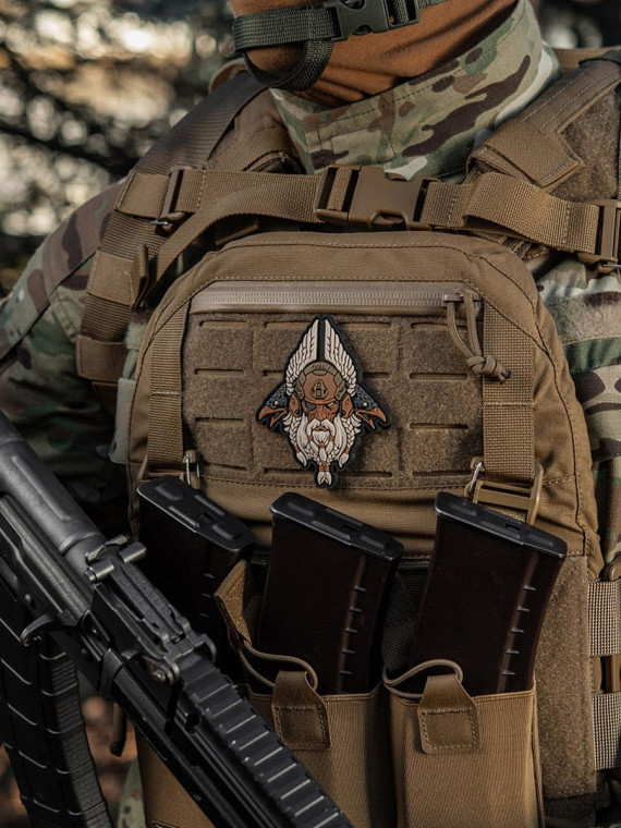M-TAC NASZYWKA 3D ODIN TACTICAL PVC COYOTE