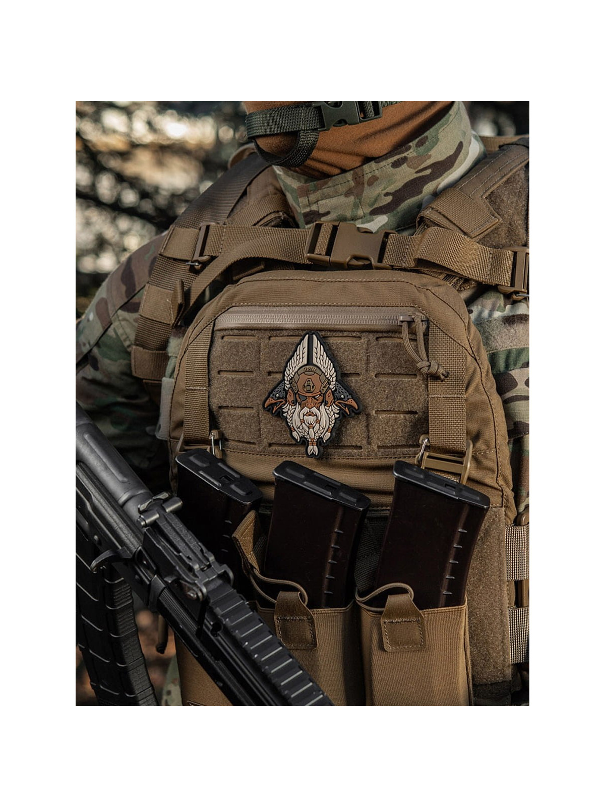 M-TAC NASZYWKA 3D ODIN TACTICAL PVC COYOTE