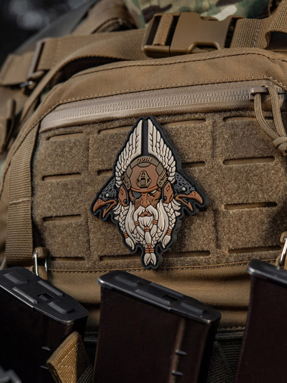 M-TAC NASZYWKA 3D ODIN TACTICAL PVC COYOTE