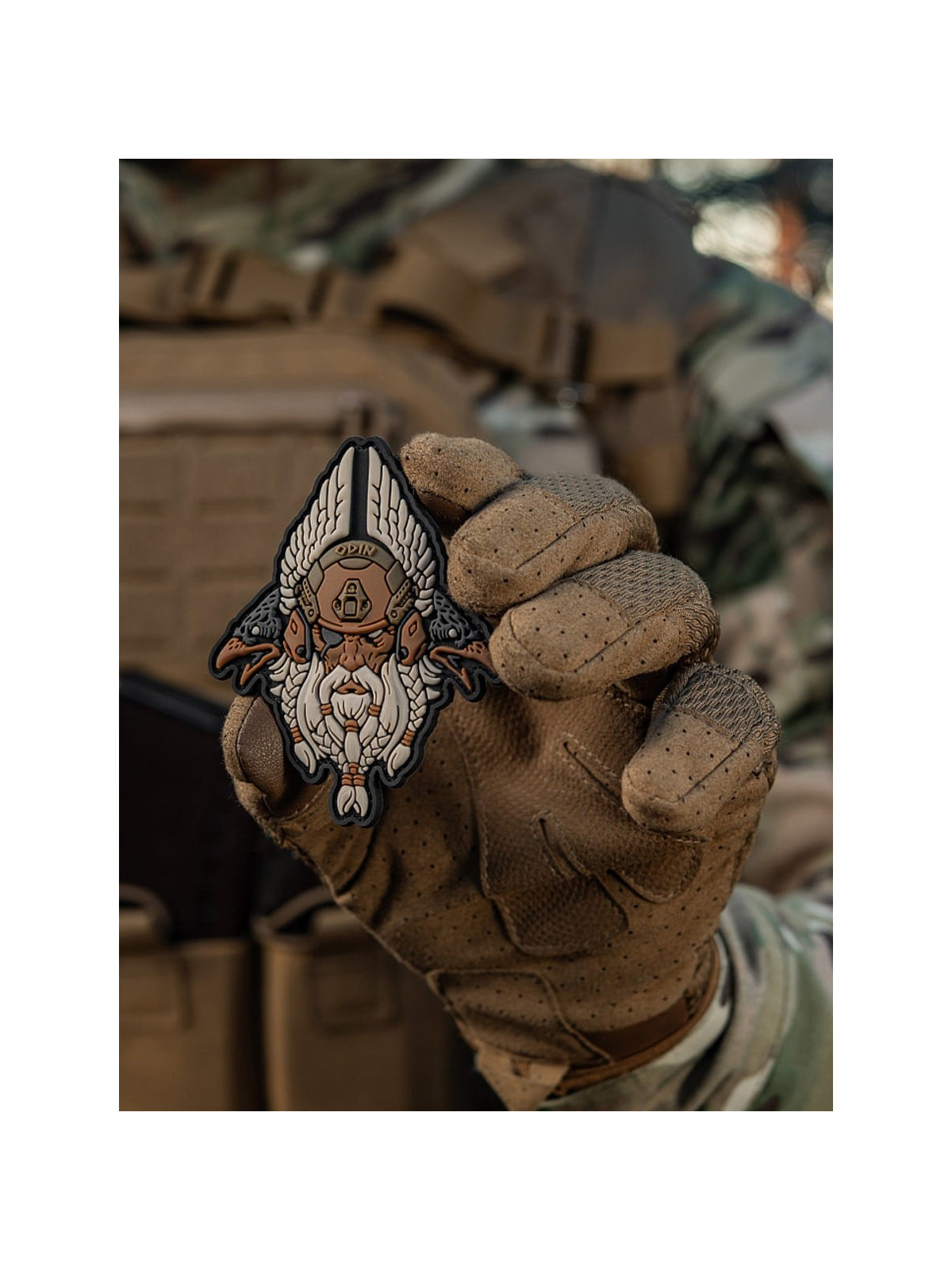 M-TAC NASZYWKA 3D ODIN TACTICAL PVC COYOTE