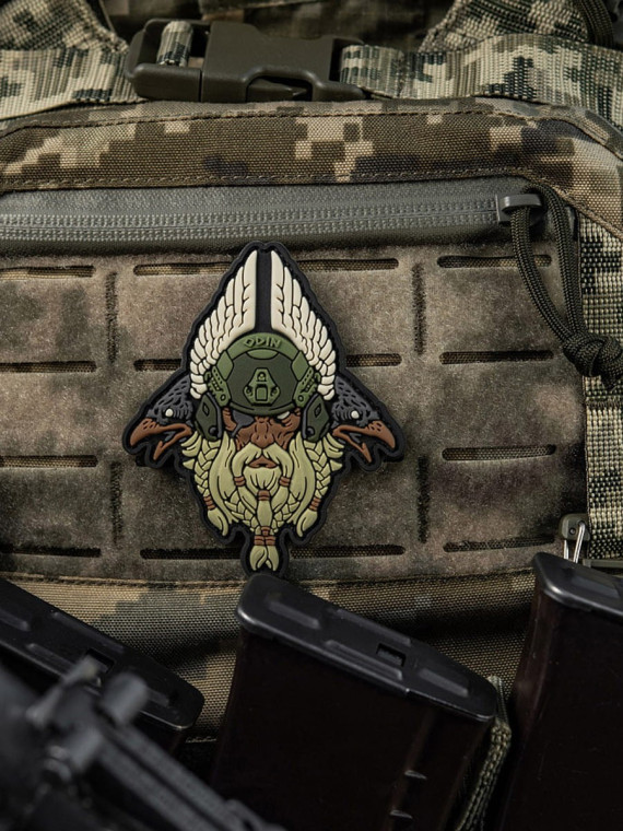 M-TAC NASZYWKA 3D ODIN TACTICAL PVC OLIWKOWA
