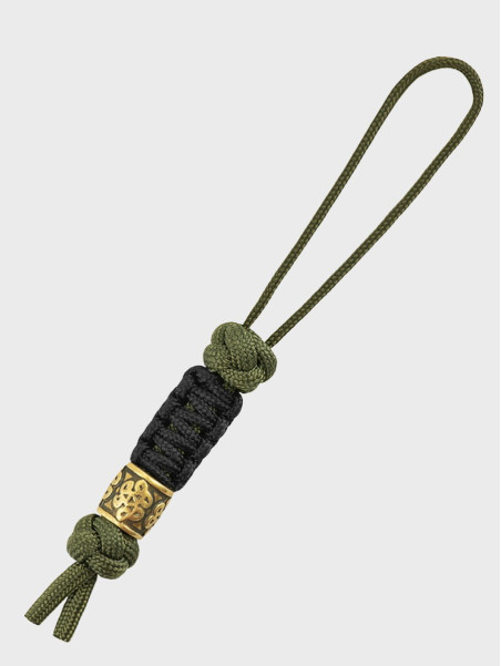 M-TAC Brelok Paracord Zawieszka Scandinavian SM Chiński Węzeł Oliwkowy