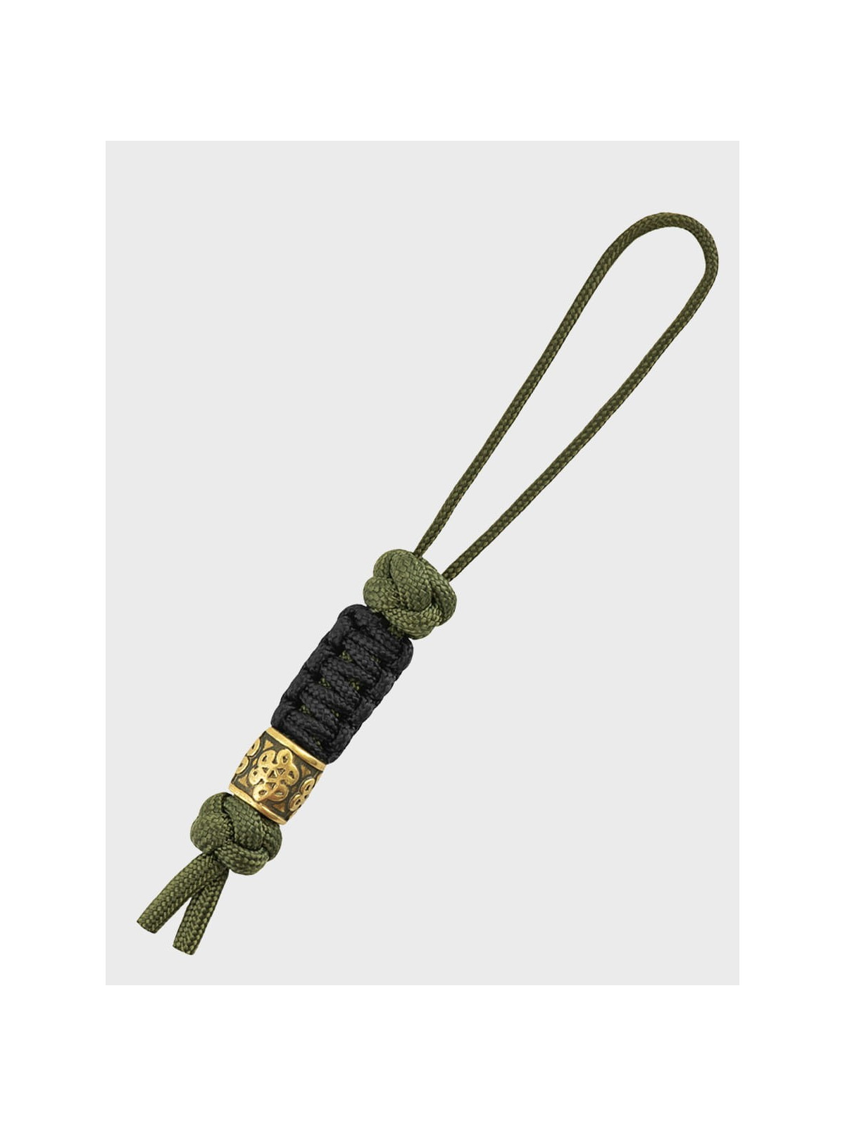 M-TAC Brelok Paracord Zawieszka Scandinavian SM Chiński Węzeł Oliwkowy