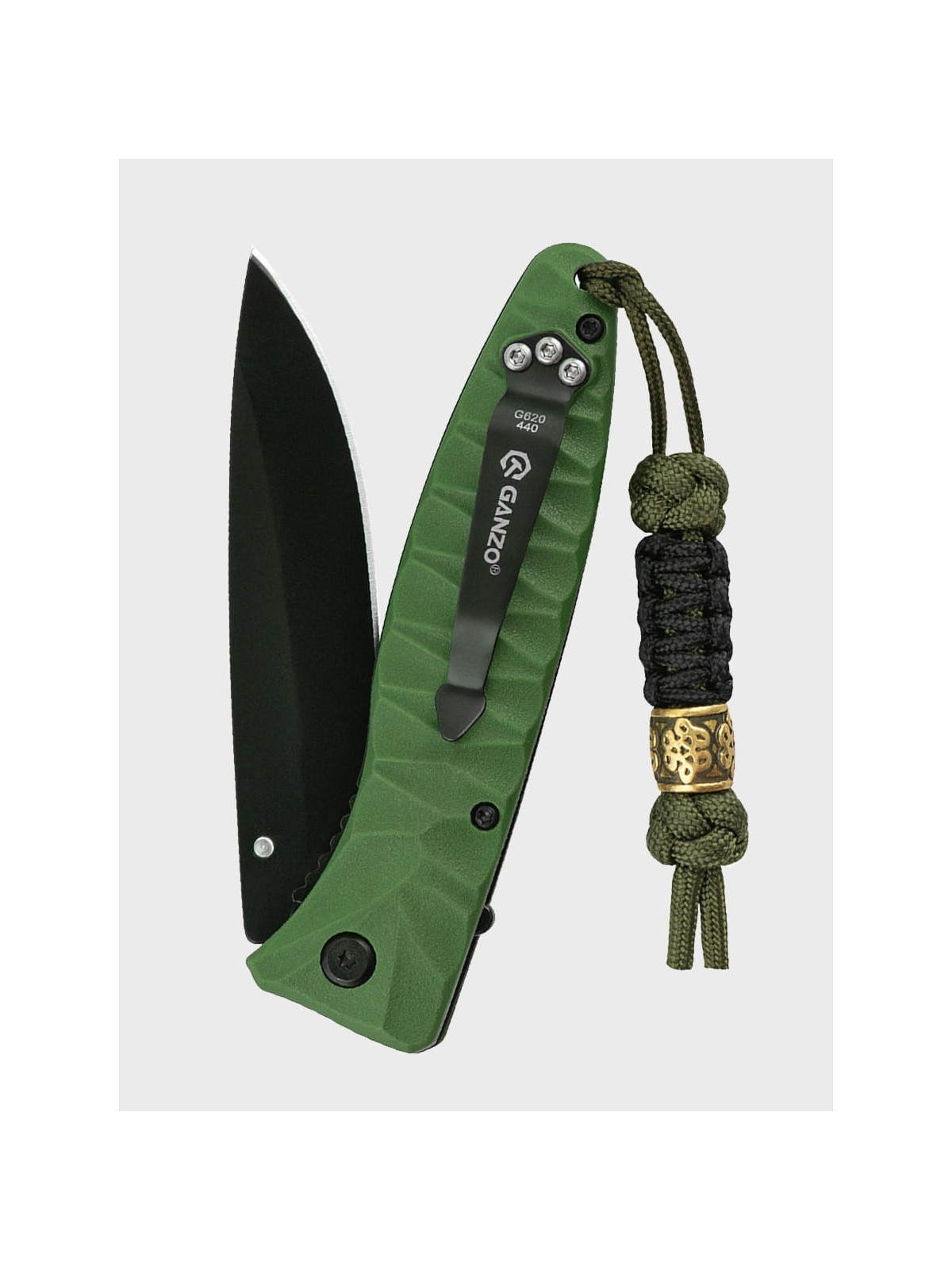 M-TAC Brelok Paracord Zawieszka Scandinavian SM Chiński Węzeł Oliwkowy