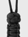 M-TAC Brelok Paracord Zawieszka Scandinavian SM Chiński Węzeł Czarny