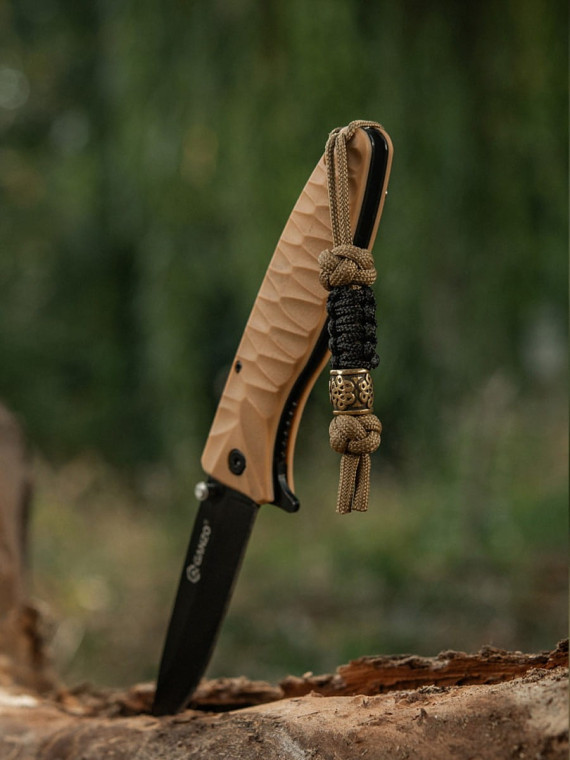 M-TAC Brelok Paracord Zawieszka Scandinavian SM Chiński Węzeł Czarny