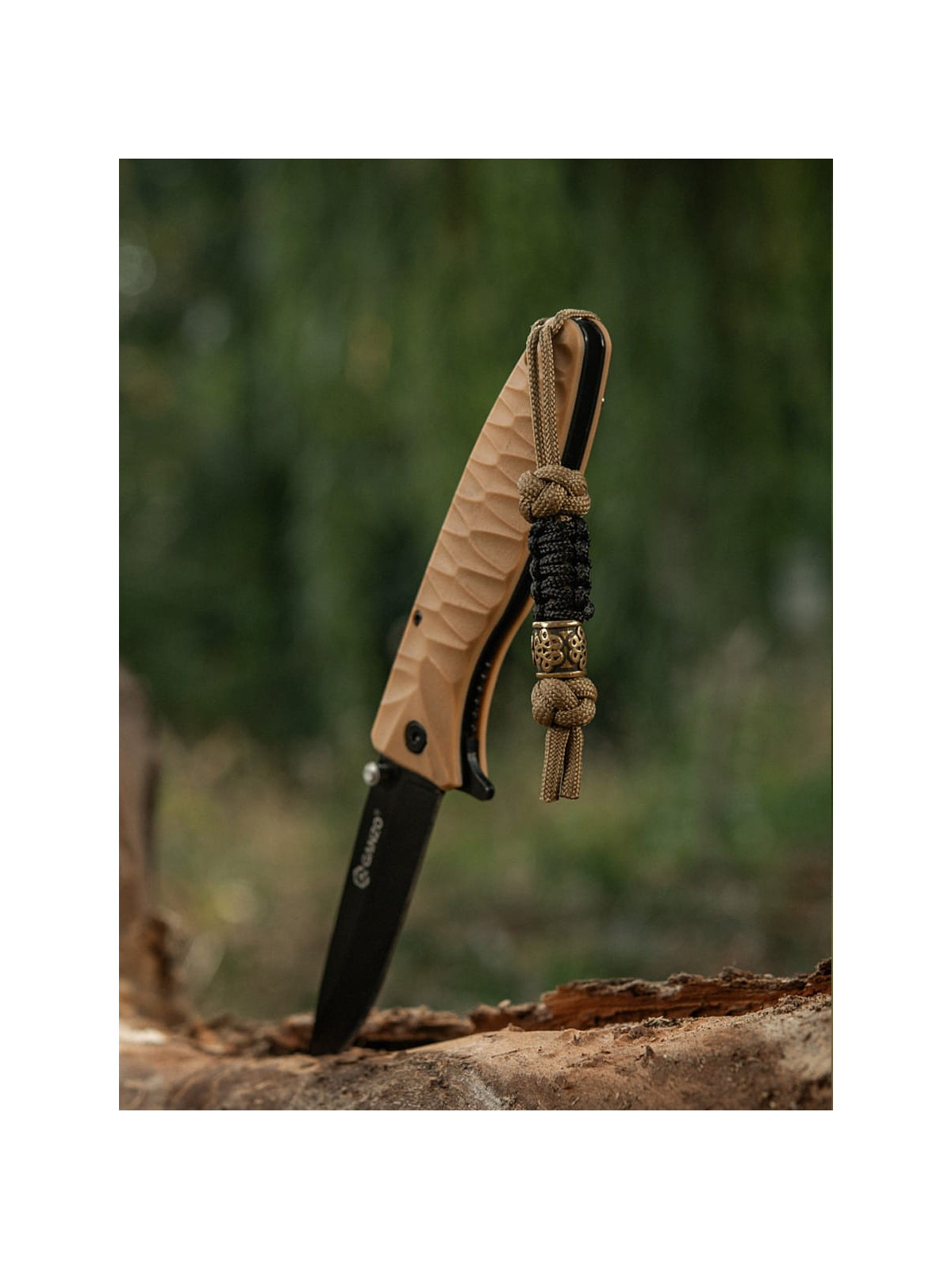 M-TAC Brelok Paracord Zawieszka Scandinavian SM Chiński Węzeł Czarny