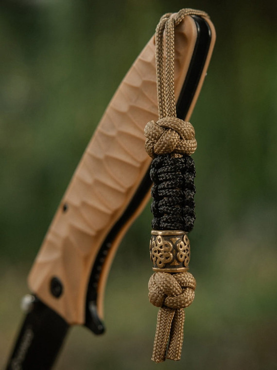 M-TAC Brelok Paracord Zawieszka Scandinavian SM Chiński Węzeł Czarny