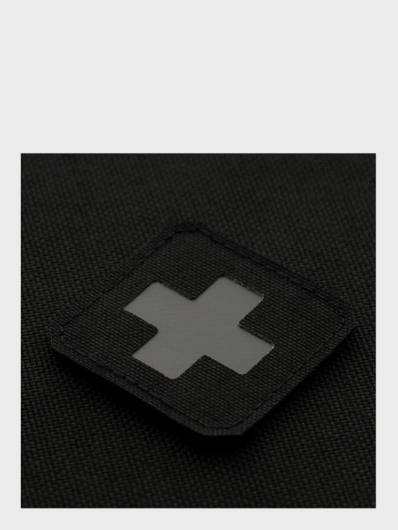 M-TAC Naszywka Medic Cross Laser Cut Czarno-szara