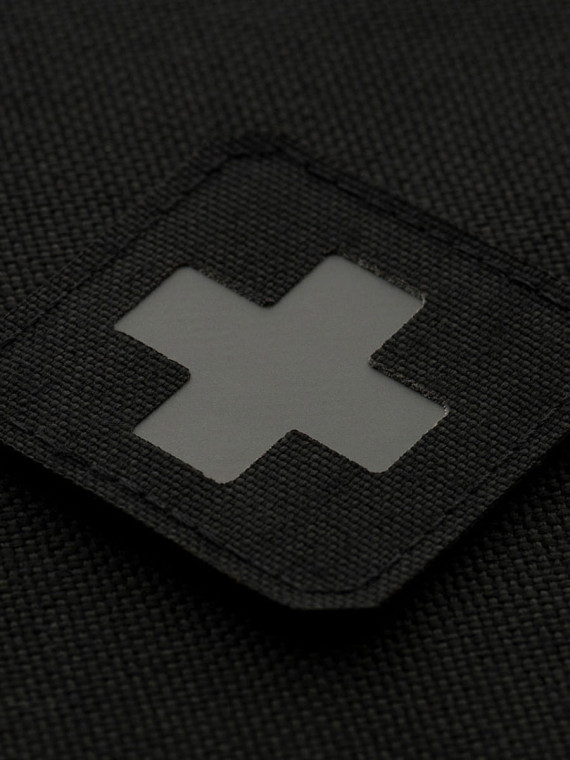 M-TAC Naszywka Medic Cross Laser Cut Czarno-szara