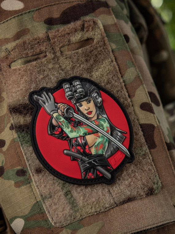 M-TAC Naszywka 3D Tactical Girl No.3 Yakuza Turkusowa PVC