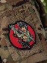 M-TAC Naszywka 3D Tactical Girl No.3 Yakuza Turkusowa PVC
