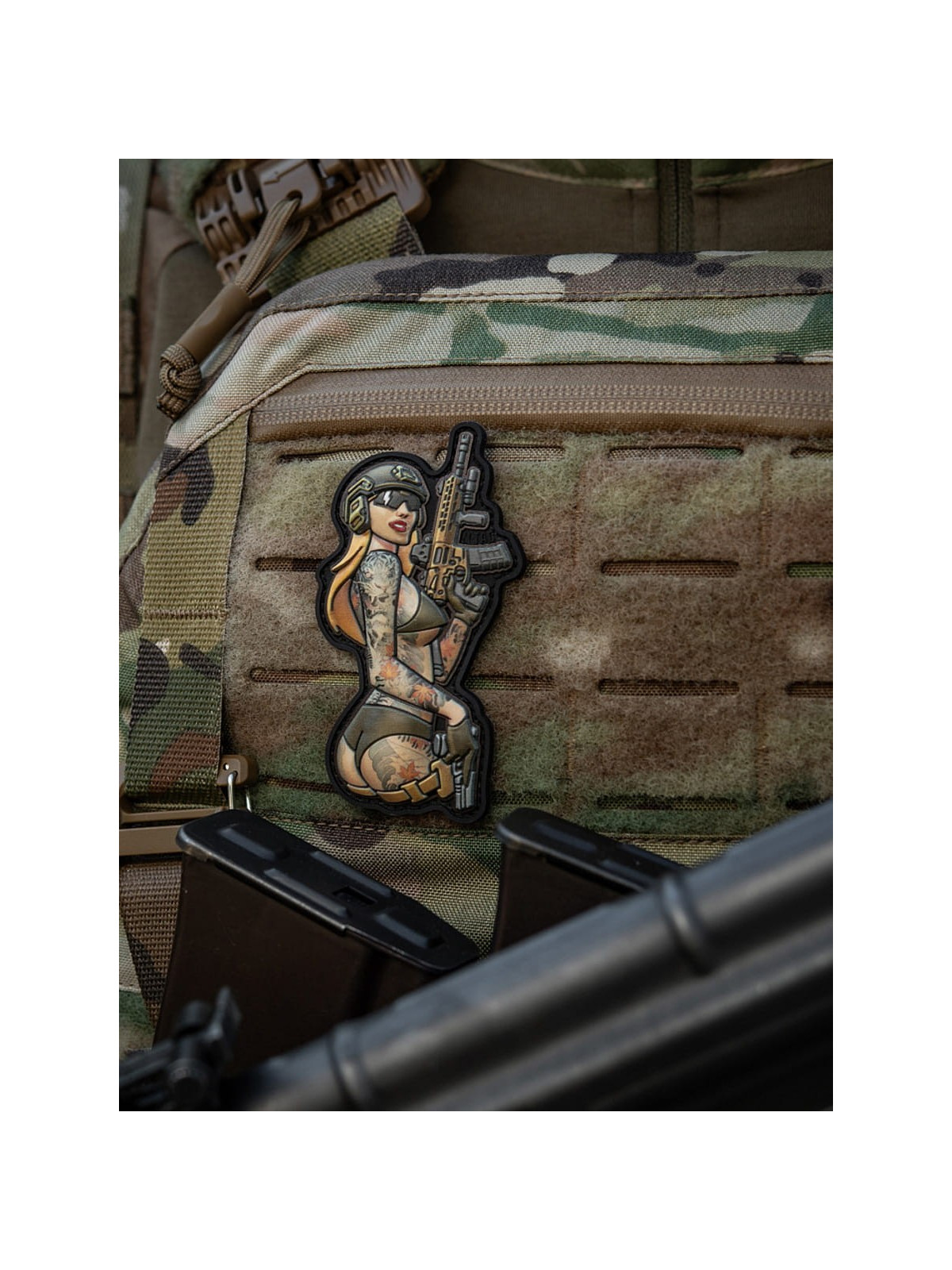 M-TAC Naszywka 3D Tactical Girl No.4 PVC 8,5 x 4,5 cm Tatoo Yakuza