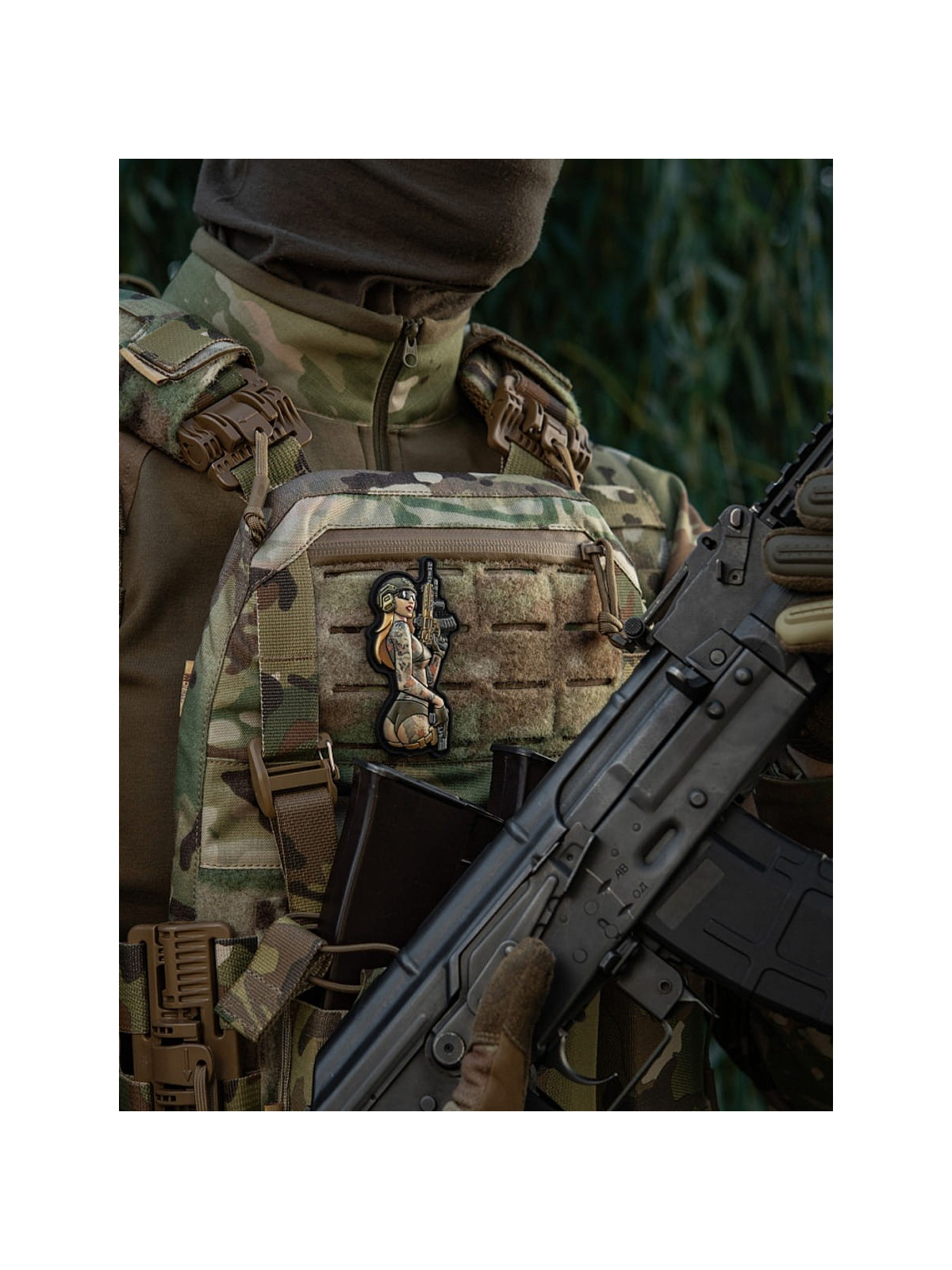 M-TAC Naszywka 3D Tactical Girl No.4 PVC 8,5 x 4,5 cm Tatoo Yakuza