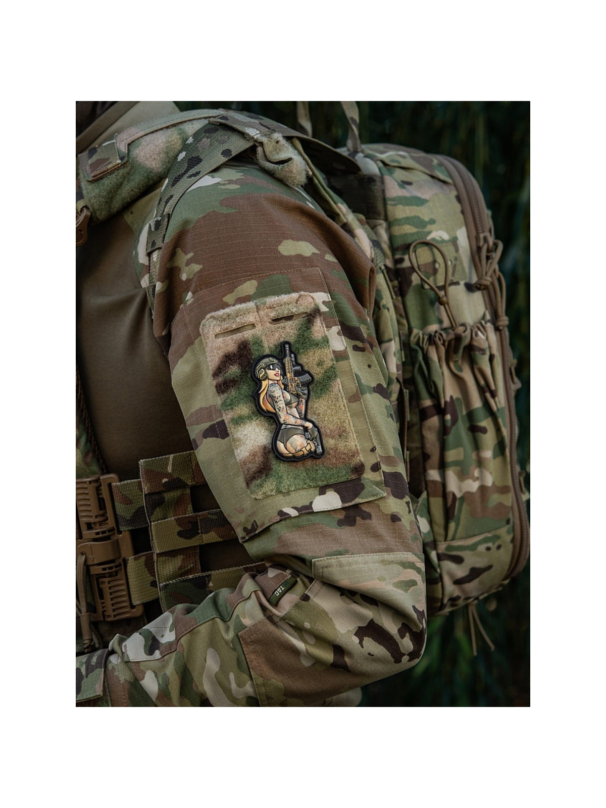 M-TAC Naszywka 3D Tactical Girl No.4 PVC 8,5 x 4,5 cm Tatoo Yakuza