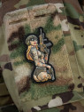 M-TAC Naszywka 3D Tactical Girl No.4 PVC 8,5 x 4,5 cm Tatoo Yakuza
