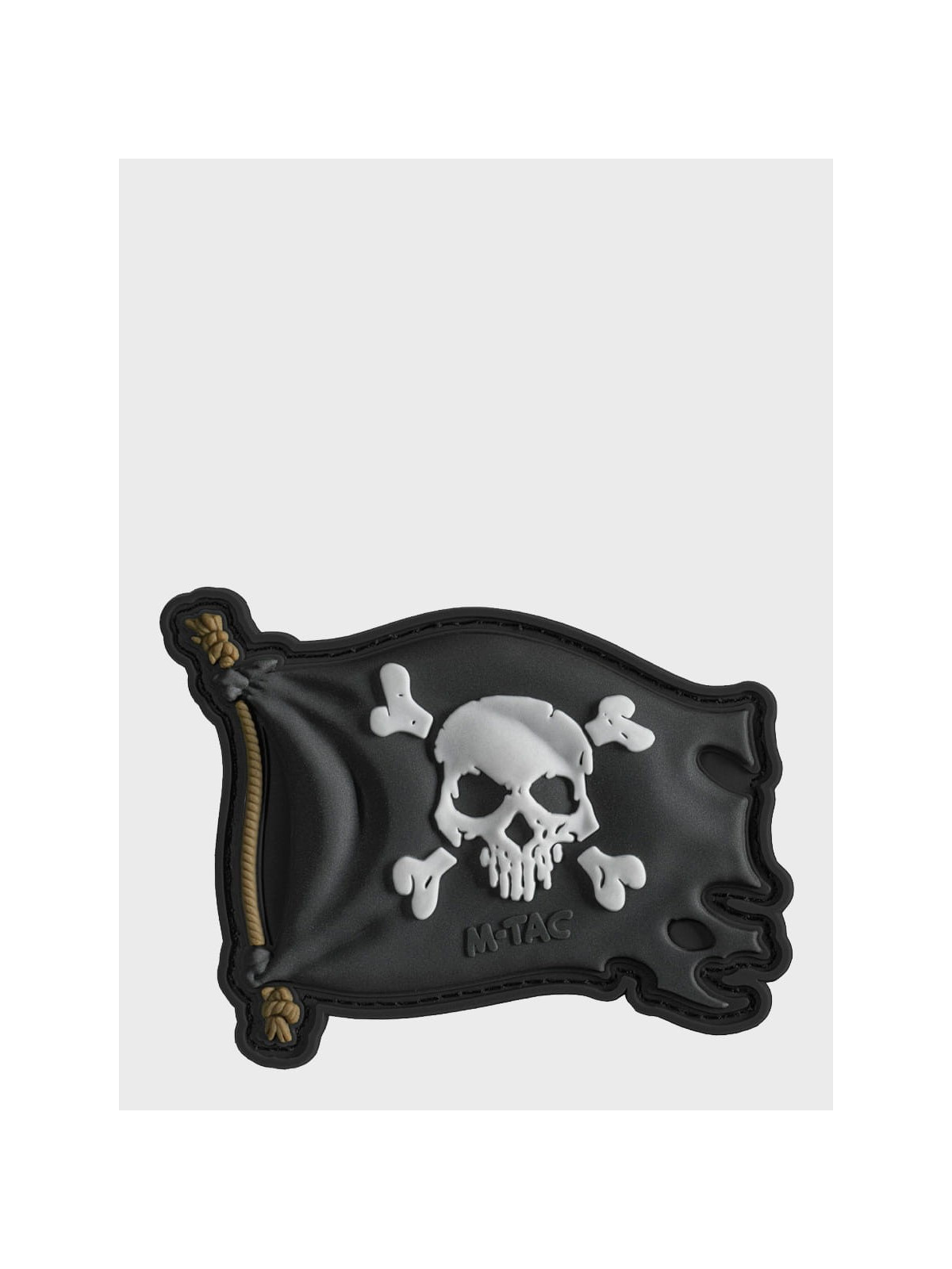 M-TAC Naszywka 3D Jolly Roger PVC Czarna