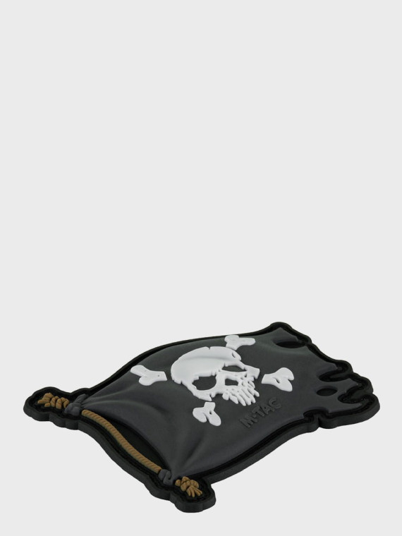 M-TAC Naszywka 3D Jolly Roger PVC Czarna