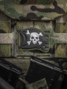 M-TAC Naszywka 3D Jolly Roger PVC Oliwkowo-czarna