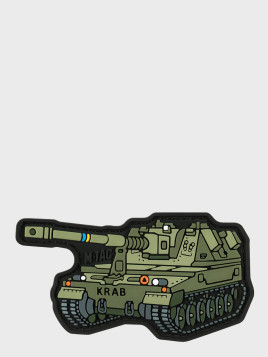 M-TAC Naszywka 3D Krab PVC 9x5 cm Oliwkowa