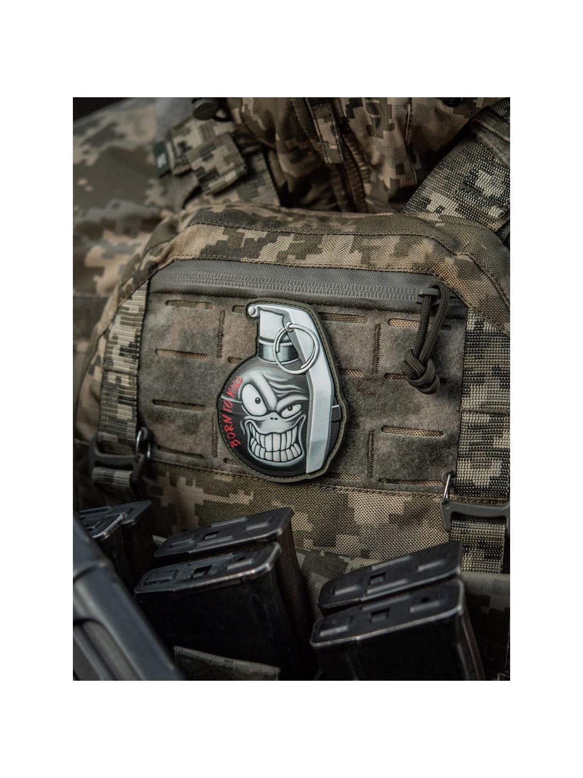 M-TAC Naszywka 3D M67 PVC Nadruk Czarna
