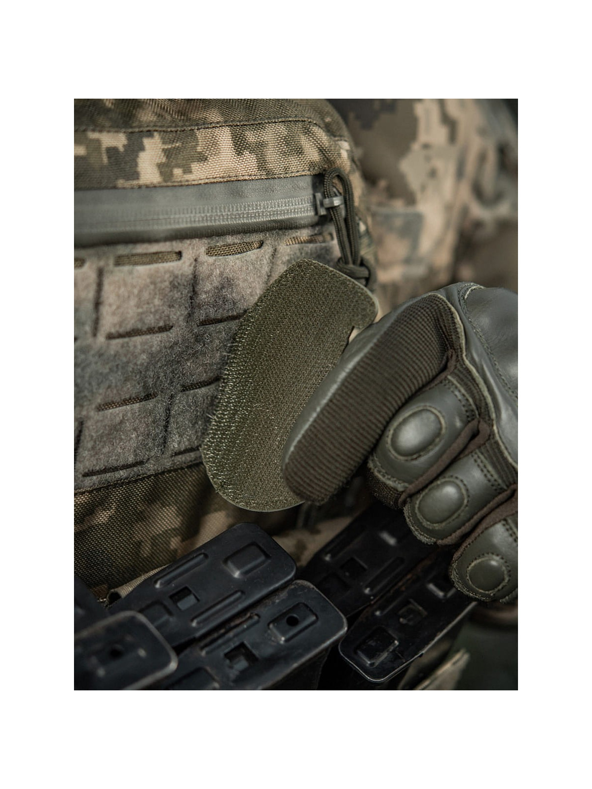 M-TAC Naszywka 3D M67 PVC Nadruk Czarna