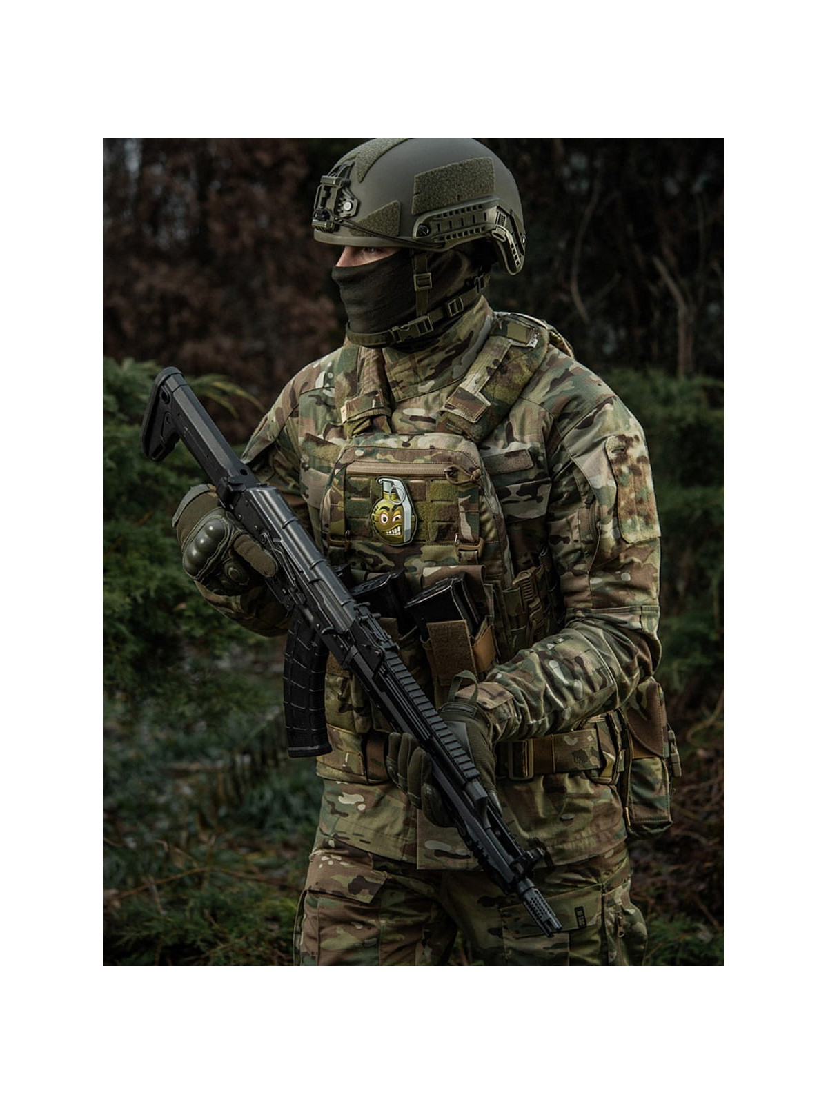 M-TAC Naszywka 3D M67 PVC Nadruk Oliwkowa