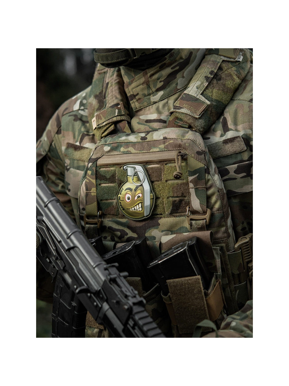 M-TAC Naszywka 3D M67 PVC Nadruk Oliwkowa