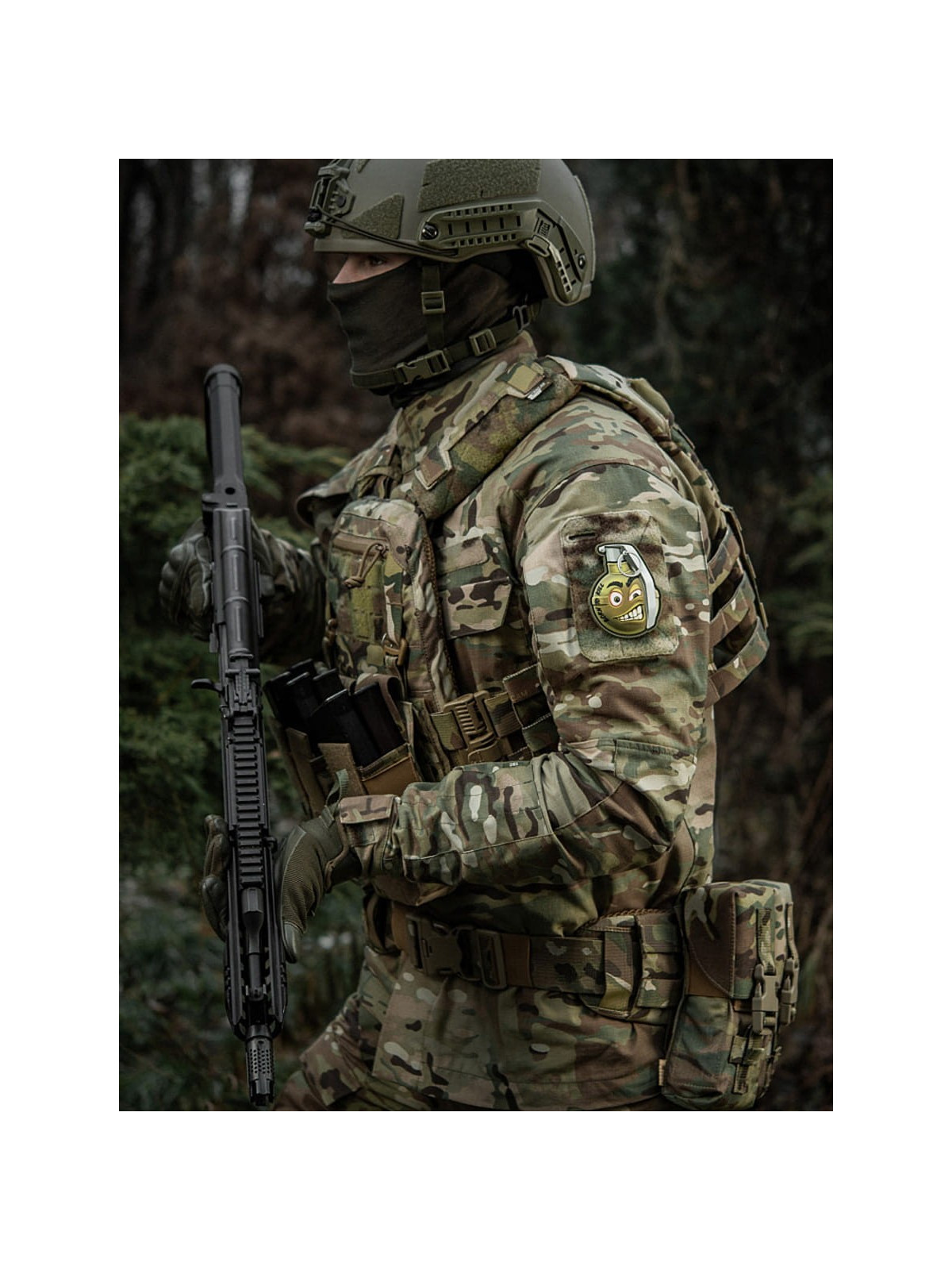 M-TAC Naszywka 3D M67 PVC Nadruk Oliwkowa