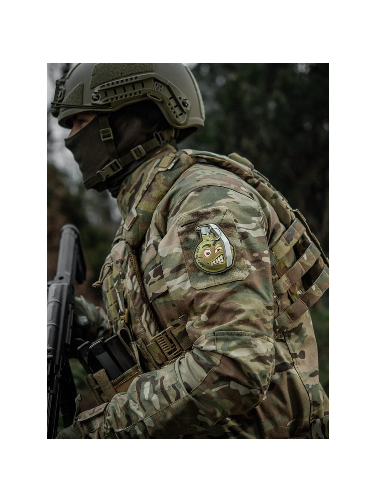 M-TAC Naszywka 3D M67 PVC Nadruk Oliwkowa