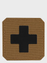 M-TAC Naszywka Medic Cross Laser Cut Coyote-czarny