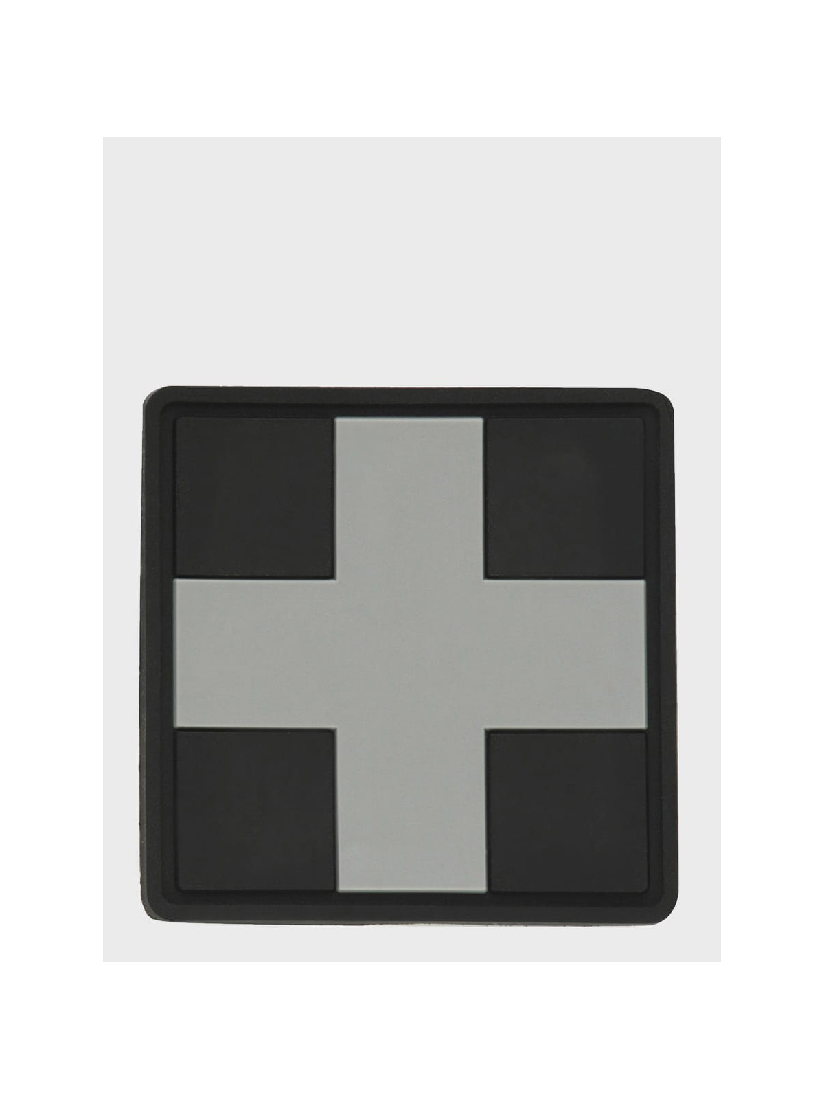 M-TAC Naszywka 3D Medic Cross Square PVC Czarno-szara