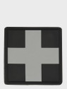 M-TAC Naszywka 3D Medic Cross Square PVC Czarno-szara