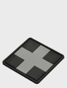 M-TAC Naszywka 3D Medic Cross Square PVC Czarno-szara