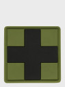 M-TAC Naszywka 3D Medic Cross Square PVC Czarno-oliwkowa