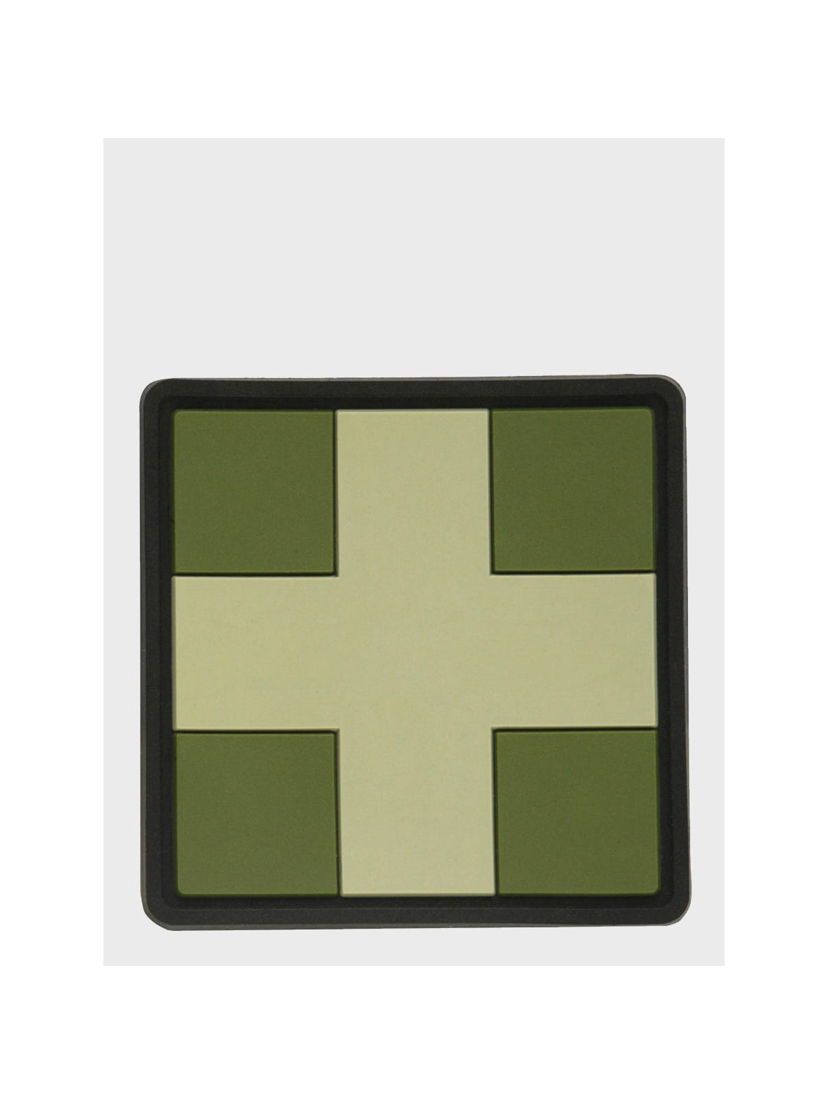 M-TAC Naszywka 3D Medic Cross Square PVC Oliwkowa