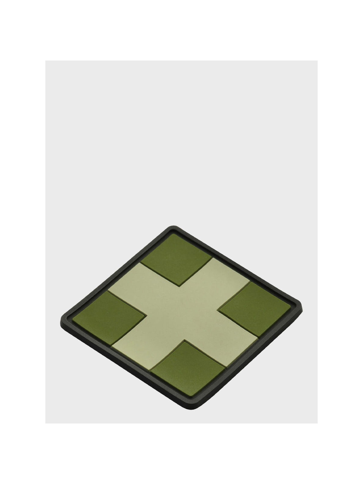 M-TAC Naszywka 3D Medic Cross Square PVC Oliwkowa