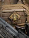M-TAC Naszywka 3D MG Operator PVC Nadruk 9,2 x 8,6 cm Coyote