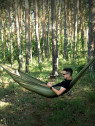 TEXAR Hamak turystyczny obozowy 300x140cm do 200 kg Oliwkowy
