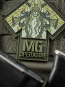 M-TAC Naszywka 3D MG Operator PVC Nadruk 9,2 x 8,6 cm oliwkowa