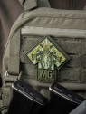 M-TAC Naszywka 3D MG Operator PVC Nadruk 9,2 x 8,6 cm oliwkowa